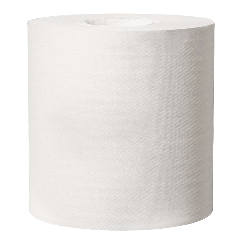 Полотенце бумажное в рулоне Комфорт 1-слой белое 300 м* рул с центральной вытяжкой 1-6