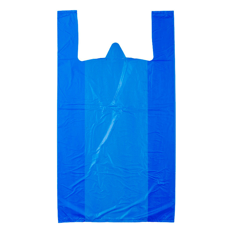 Пакет-майка ПНД 25 х 45 см синяя