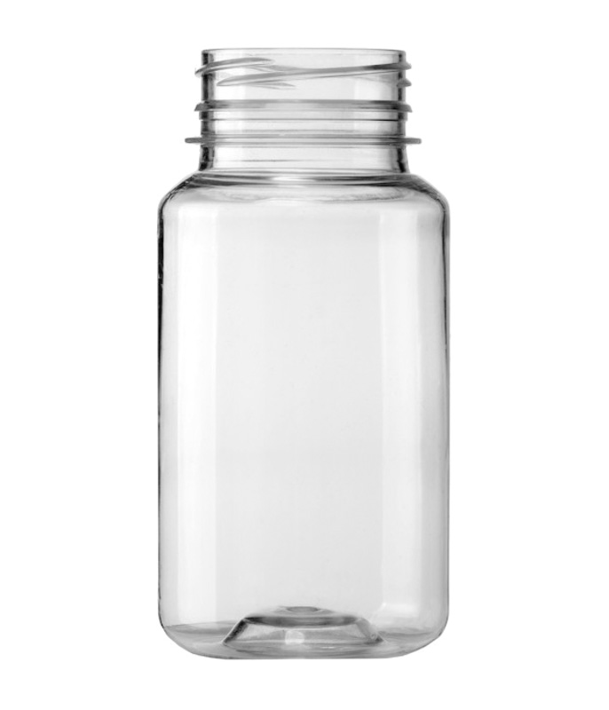 Бутылка прозрачная 100 мл с крышкой d 38 мм ПЭТ 1-600