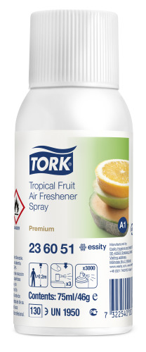 Освежитель воздуха TORK фруктовый 75 мл спрей 236051 12 шт*кор