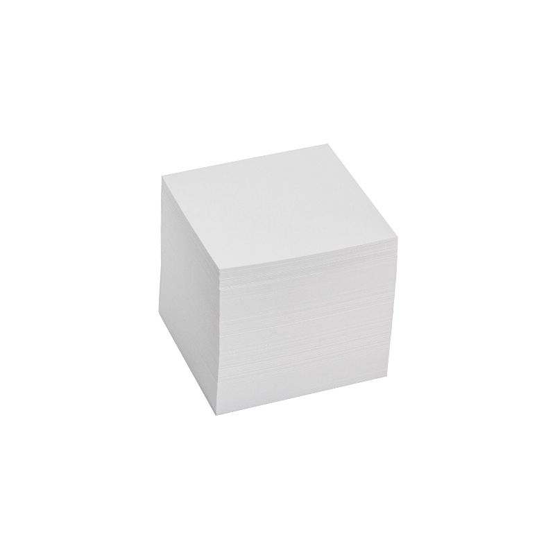 Блок кубик  бумажный сменный 90х90х90 белый 1-12
