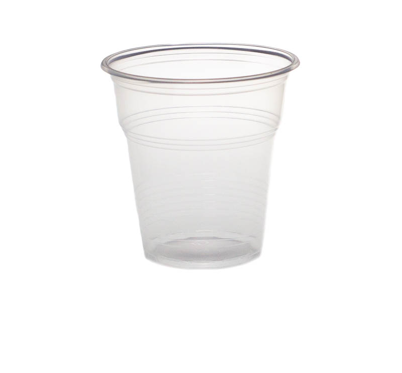 Стакан пластиковый 100 мл прозрачный ПолиЭр для горячих и холодных напитков 1-100-4000