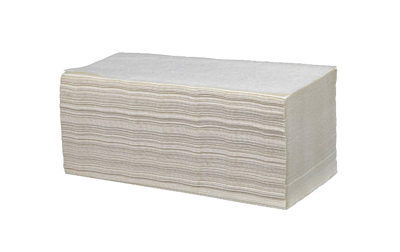 Полотенца бумажные листовые V-сложения 1-слой белые Н 250 лист*уп 1-20