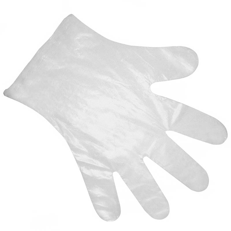 Перчатки полиэтиленовые  М прозрачные  100 шт 1-100