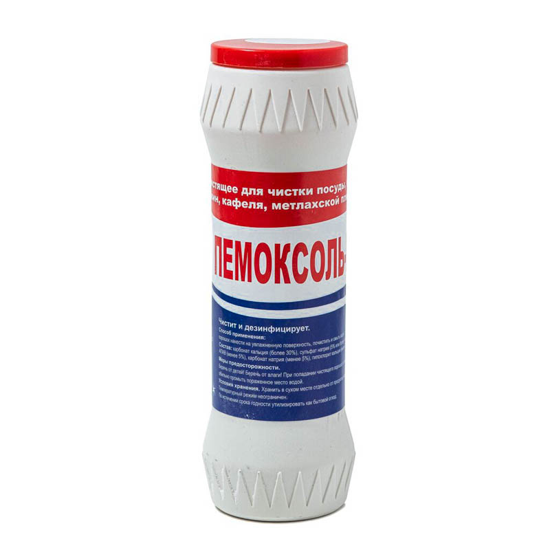 Пемоксоль-М чистящий и дезинфицирующий порошок 500 гр содержит хлор 1-15