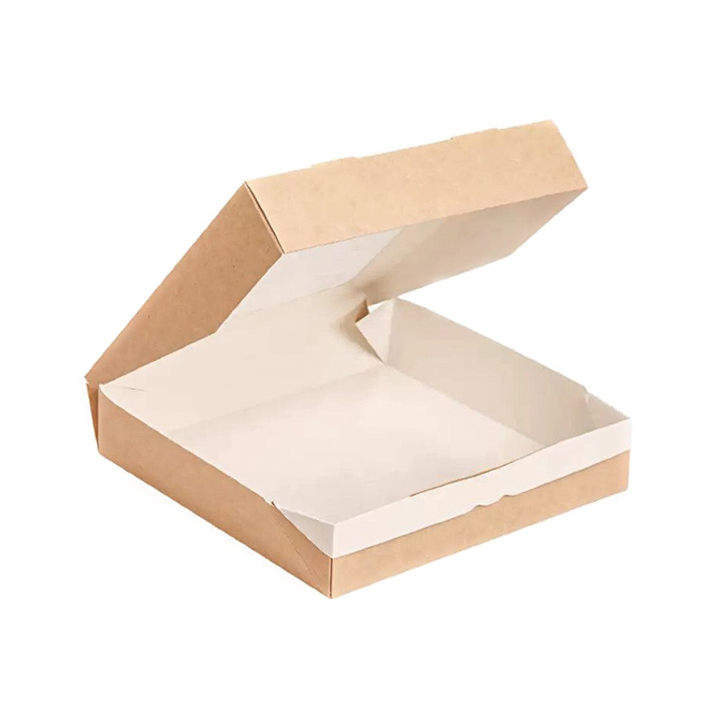Бумажная упаковка с крышкой крафт ECO TABOX 300 мл 100х80х35 мм 1-1200