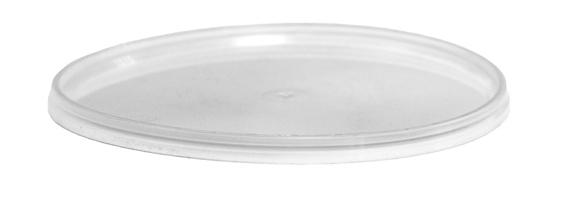 Крышка пластиковая для банки d-122 мм НГ прозрачная полипропилен 1-600