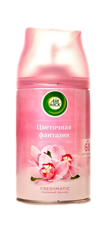Сменный баллон AIR WICK спрей 250 мл Цветочная Фантазия для автоматического освежителя воздуха