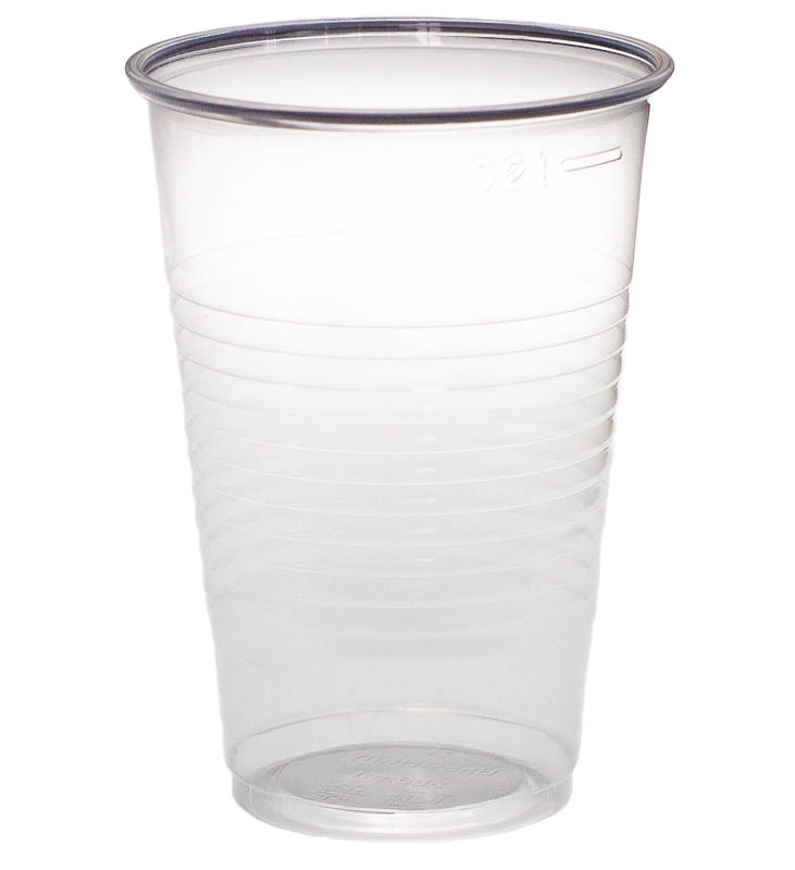 Стакан пластиковый 200 мл прозрачный Упакс Юнити для горячих и холодных напитков эконом 1-100-4000