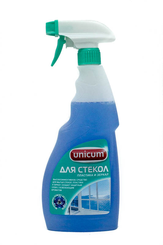 Средство для мытья стекол Bagi Unicum спрей с силиконом 500 мл 1-12