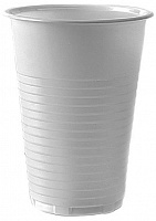 Стакан пластиковый 200 мл Упакс Юнити белый для горячих и холодных напитков 1-100-4000