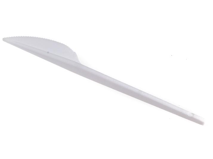 Нож одноразовый 165 мм белый ДИАПАЗОН 1-100-2000