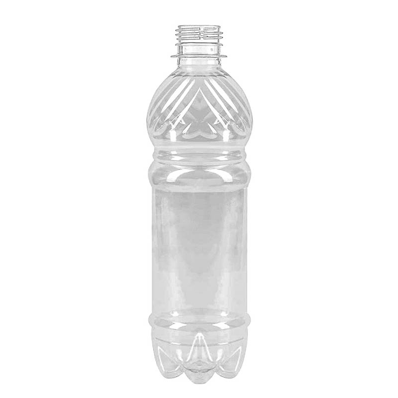Бутылка пластиковая 1 л прозрачная с крышкой d 38 мм ПЭТ 1-70