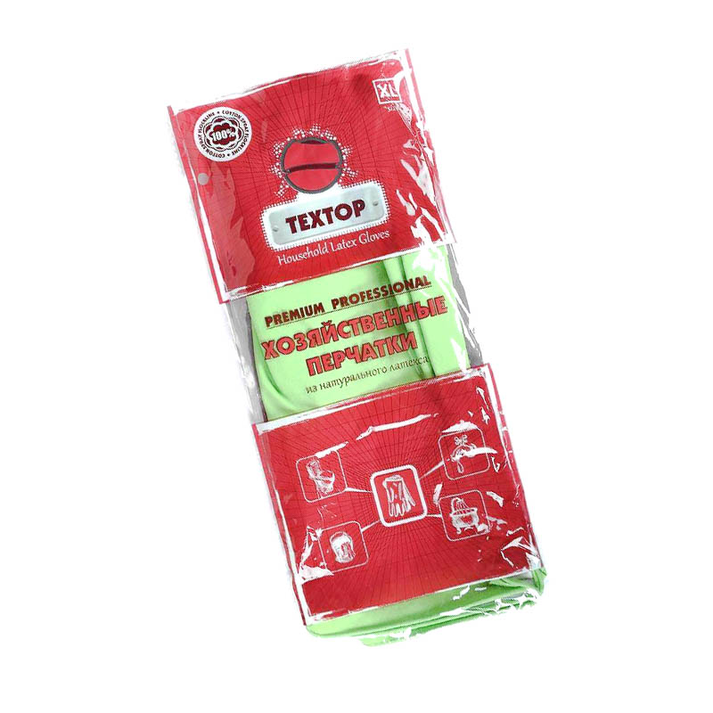 Перчатки резиновые XL повышенной плотности TEXTOP Premium 1-120