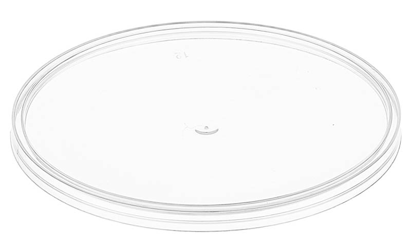 Крышка пластиковая для банки d-121 мм прозрачная полипропилен ПЕРИНТ 1-500