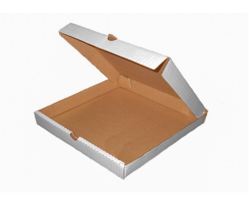 Коробка для пиццы белая 30 х 30 см Е 1-50