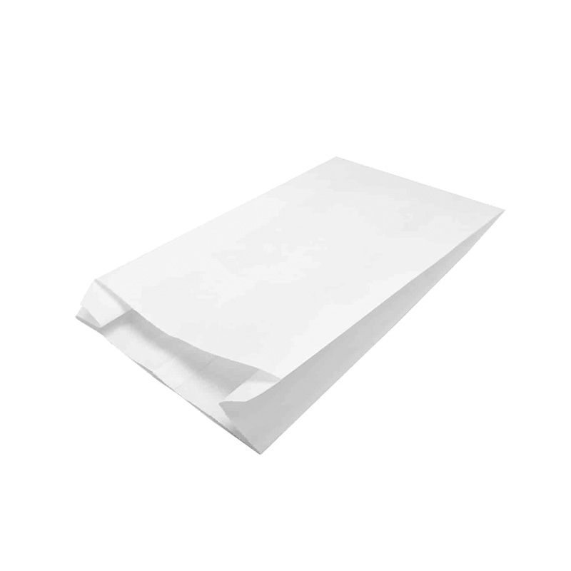 Пакет бумажный 180х55х150 мм 40 гр белый ОДП 1-3500