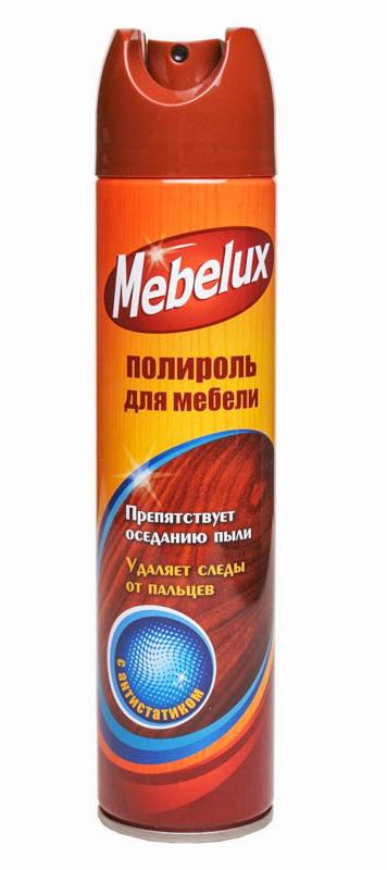 Полироль для мебели Mebelux 300 мл с антистатиком спрей 1-12