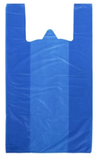 Пакет-майка ПНД 25 х 45 см синяя 1-5000
