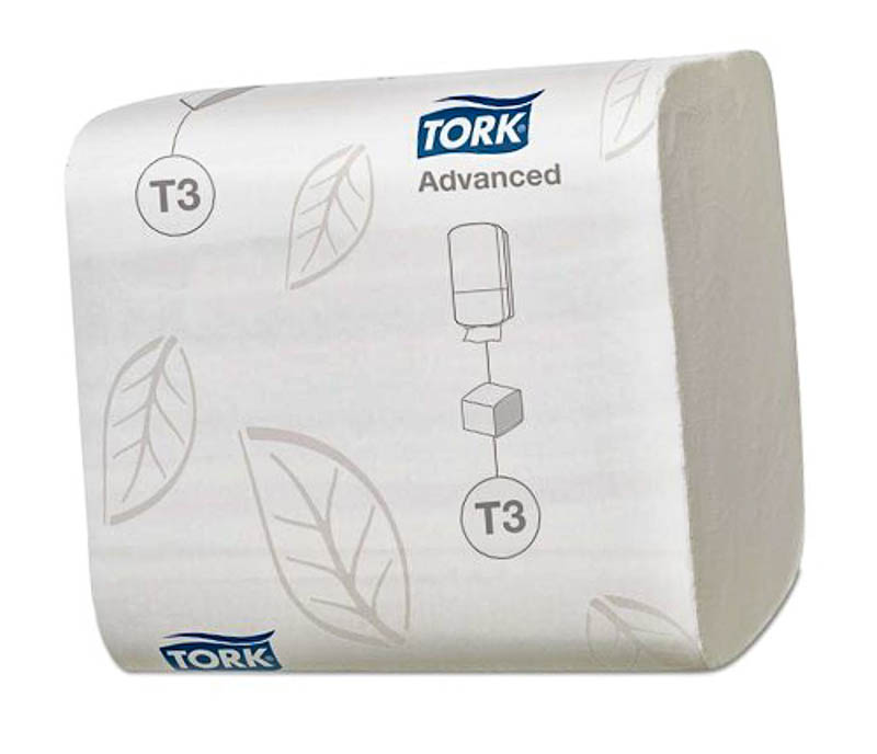 Туалетная бумага листовая TORK Advanced 2-слоя 242 лист*уп белая 114271 1-36