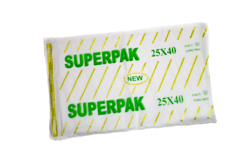 Пакет фасовочный ПНД Супер пак 25 х 40 см 1-10