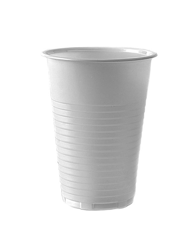 Стакан пластиковый 200 мл Упакс Юнити белый для горячих и холодных напитков 1-100-4000