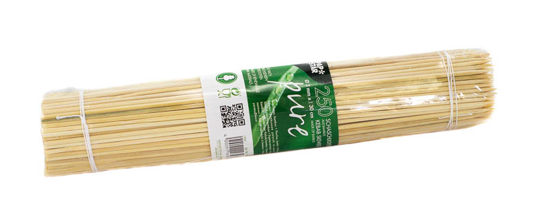 Шампуры для шашлыка бамбук 30 см  16587  "Pap Star"   250 шт*уп  1-20