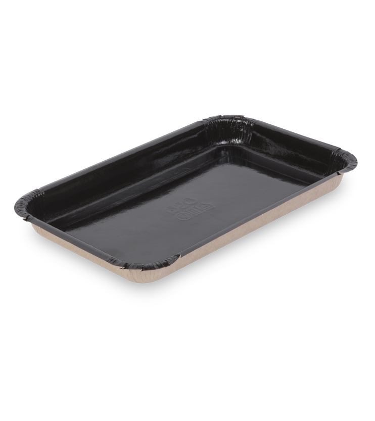Лоток картонный ECO PLATTER 400 BE для фаст-фуда