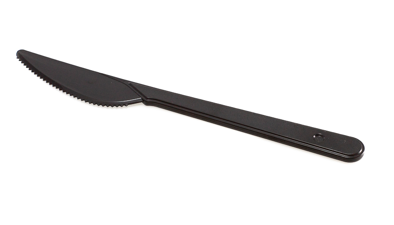 Нож одноразовый черный ПРЕМИУМ 50 шт 1-2500