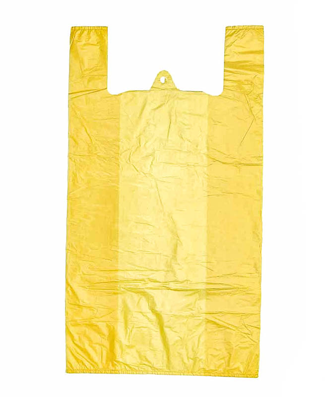 Пакет-майка ПНД 25 х 45 см желтая