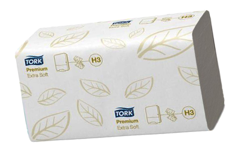 Полотенце бумажное листовое TORK Premium 100278 ZZ-сложения 2-слоя белое 200 лист*уп 1-15