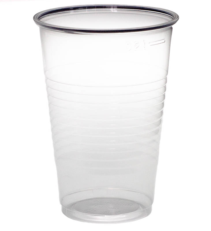 Стакан пластиковый 200 мл прозрачный Упакс Юнити для горячих и холодных напитков эконом 1-100-3000