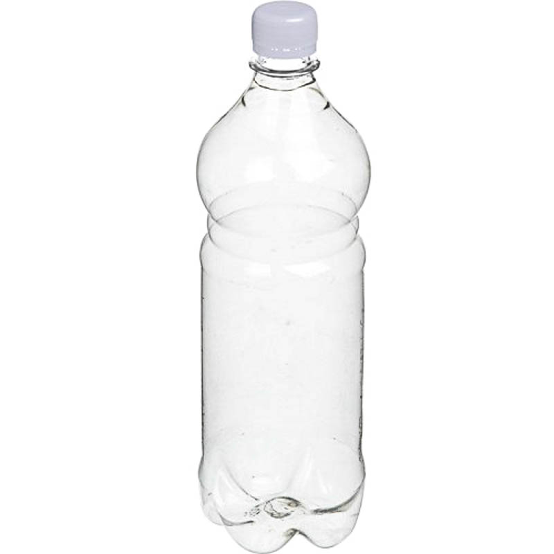 Бутылка пластиковая 0,5 л прозрачная с крышкой d 28 мм ПЭТ 1-135