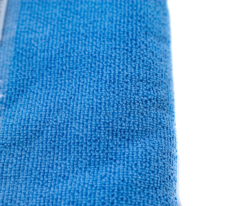 Салфетка универсальная из микрофибры 30х30 плотная синяя
