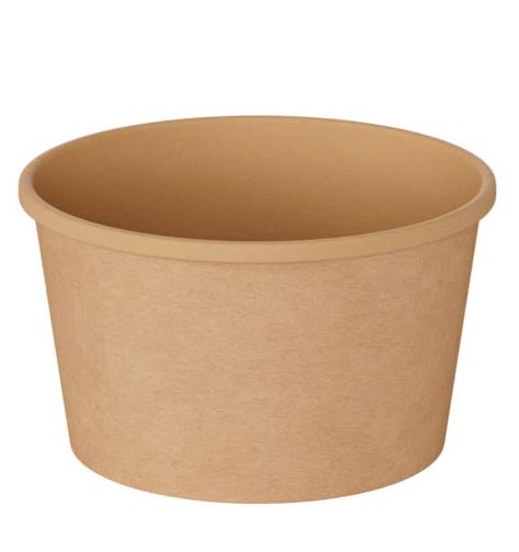 Бумажный контейнер Round Bowl 300 КРАФТ для супа
