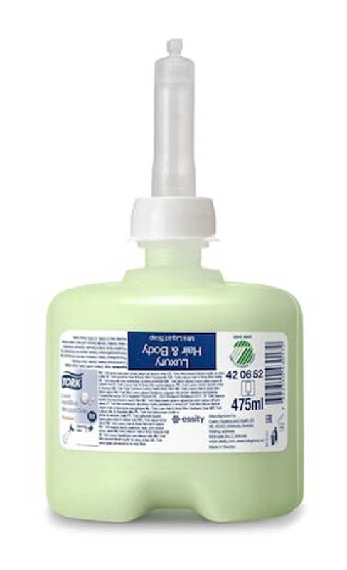 Мыло жидкое TORK Premium 475 мл зеленое 420652 для тела и волос 1-8