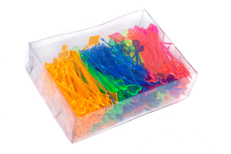 Пика Карта пластик цветная 90 мм 400 шт*уп 1-20