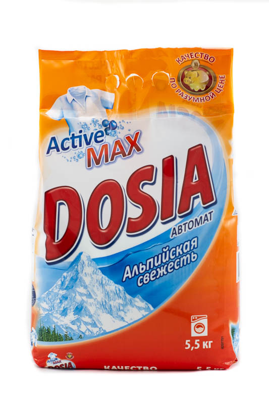 Стиральный порошок Dosia автомат 5,5 кг 1-3